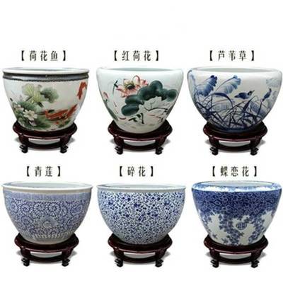 陶瓷大水缸 泡澡缸 洗浴用的中號(hào)泡澡缸景德鎮(zhèn)圓形洗澡缸